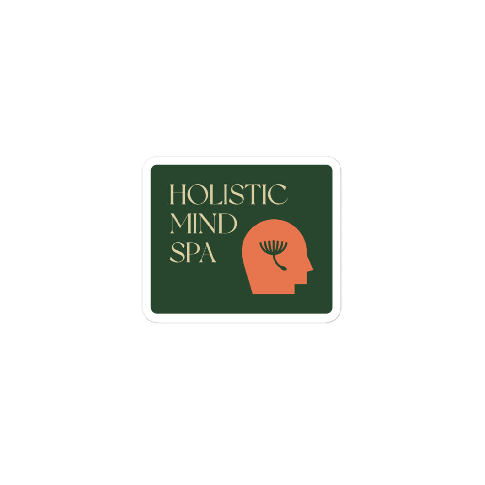 Holistic Mind Spa Logo Sticker