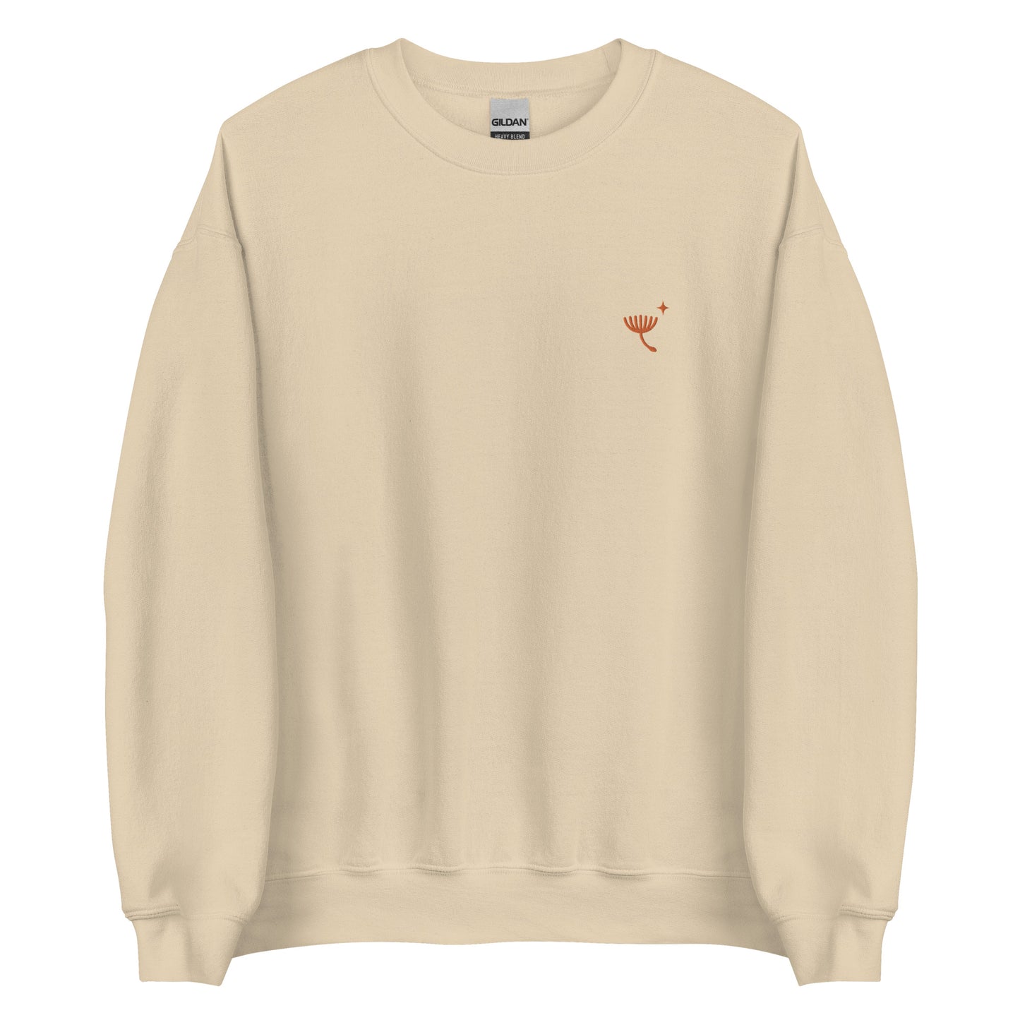 Dandelion Embroidered Crewneck Sweatshirt