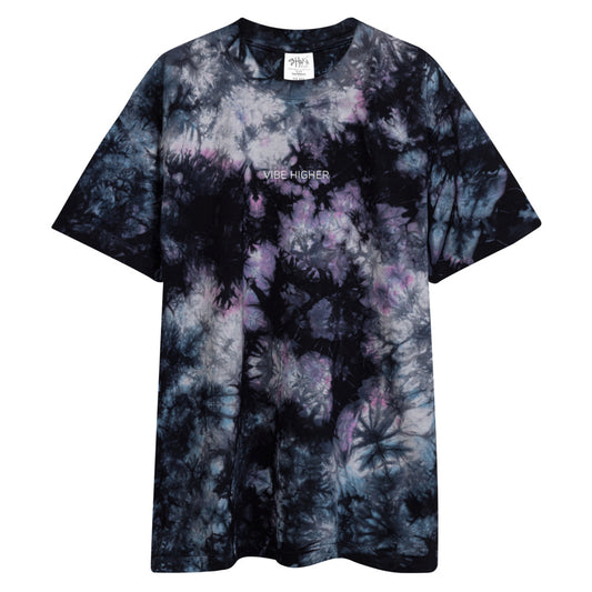 Vibe Higher Oversized tie-dye t-shirt